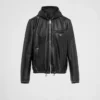 Αναστρέψιμο μπουφάν Blouson από Nappa και Re-Nylon Αναστρέψιμο μπουφάν Blouson από Nappa και Re-Nylon