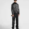 Αναστρέψιμο μπουφάν Blouson από Nappa και Re-Nylon Αναστρέψιμο μπουφάν Blouson από Nappa και Re-Nylon