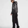 Αναστρέψιμο μπουφάν Blouson από Nappa και Re-Nylon Αναστρέψιμο μπουφάν Blouson από Nappa και Re-Nylon