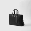 Χαρτοφύλακας από Re-Nylon και δέρμα Saffiano Χαρτοφύλακας από Re-Nylon και δέρμα Saffiano
