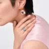 Δαχτυλίδι Couleur Vivante Solitaire – Λευκόχρυσο με ακουαμαρίνα και περιδότο Δαχτυλίδι Couleur Vivante Solitaire – Λευκόχρυσο με ακουαμαρίνα και περιδότο