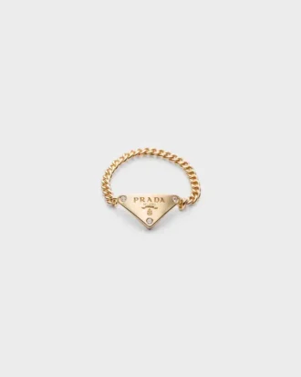 Δαχτυλίδι Eternal Gold Chain σε κίτρινο χρυσό με διαμάντια