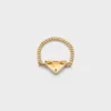 Δαχτυλίδι Eternal Gold Chain σε κίτρινο χρυσό με πράσινο χαλαζία Δαχτυλίδι Eternal Gold Chain σε κίτρινο χρυσό με πράσινο χαλαζία