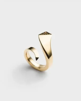 Δαχτυλίδι Eternal Gold Snake σε κίτρινο χρυσό