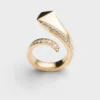 Δαχτυλίδι Eternal Gold Snake σε κίτρινο χρυσό και διαμάντια Δαχτυλίδι Eternal Gold Snake σε κίτρινο χρυσό και διαμάντια
