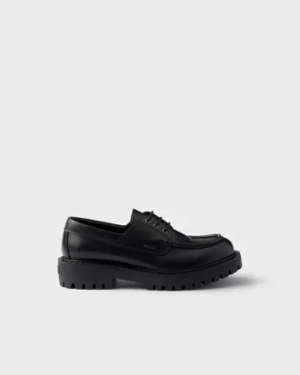 Δερμάτινα Loafers με κορδόνια