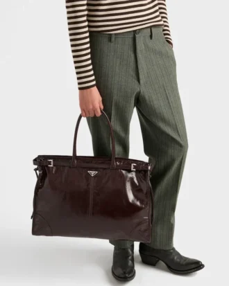 Δερμάτινη τσάντα Prada Bonnie