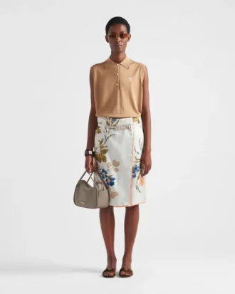 Δερμάτινη τσάντα Prada Darling