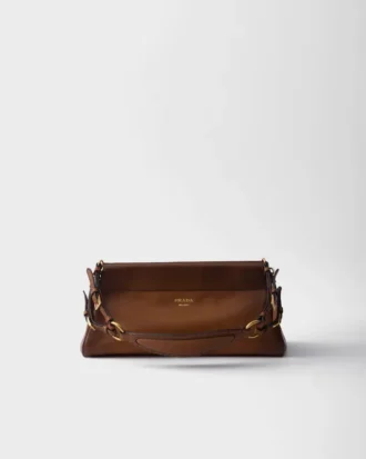 Δερμάτινη τσάντα Prada EnchaîNa Medium