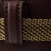 Δερμάτινη τσάντα τύπου μπουκέτο Prada με αγκράφα και ζώνη με κοσμήματα Δερμάτινη τσάντα τύπου μπουκέτο Prada με αγκράφα και ζώνη με κοσμήματα