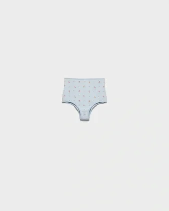 Ελαστικό βαμβακερό εσώρουχο με floral print