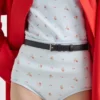 Ελαστικό βαμβακερό εσώρουχο με floral print