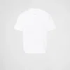 Ελαστικό βαμβακερό T-shirt με λογότυπο Ελαστικό βαμβακερό T-shirt με λογότυπο
