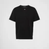 Ελαστικό βαμβακερό T-shirt με λογότυπο Ελαστικό βαμβακερό T-shirt με λογότυπο