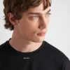 Ελαστικό βαμβακερό T-shirt με λογότυπο Ελαστικό βαμβακερό T-shirt με λογότυπο