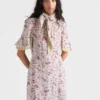 Φόρεμα από ζορζέτ με floral print