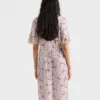 Φόρεμα από ζορζέτ με floral print