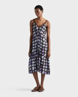 Φόρεμα Marocain με floral print Φόρεμα Marocain με floral print
