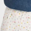 Φούστα από πονζέ με floral print Φούστα από πονζέ με floral print