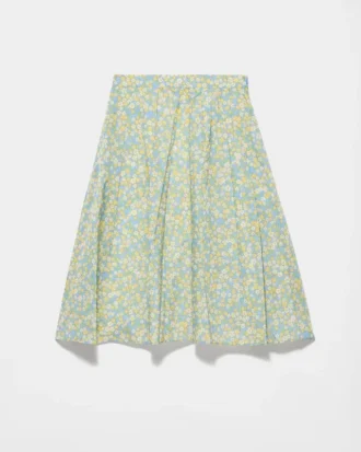 Φούστα από Re-Nylon με ολόκληρο floral μοτίβο Φούστα από Re-Nylon με ολόκληρο floral μοτίβο