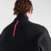 Φούτερ με φερμουάρ και λαιμόκοψη Techno Knit Φούτερ με φερμουάρ και λαιμόκοψη Techno Knit