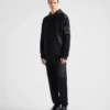 Φούτερ με κουκούλα από βαμβακερό φλις και Re-Nylon Φούτερ με κουκούλα από βαμβακερό φλις και Re-Nylon