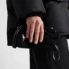 Γάντια από μαλλί και δέρμα νάπα Γάντια από μαλλί και δέρμα νάπα