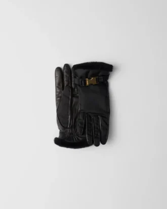 Γάντια από Re-Nylon και Shearling