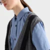 Γιλέκο από κασμίρ με V-neck Γιλέκο από κασμίρ με V-neck
