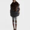 Γιλέκο από Re-Nylon και shearling Γιλέκο από Re-Nylon και shearling