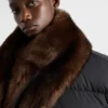 Γιλέκο από Re-Nylon και shearling Γιλέκο από Re-Nylon και shearling