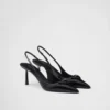 Γόβες Slingback από δέρμα Saffiano Γόβες Slingback από δέρμα Saffiano