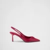Γόβες Slingback από δέρμα Saffiano Γόβες Slingback από δέρμα Saffiano