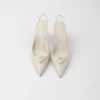 Γόβες Slingback από δέρμα Saffiano Γόβες Slingback από δέρμα Saffiano