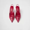 Γόβες Slingback από δέρμα Saffiano Γόβες Slingback από δέρμα Saffiano