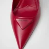 Γόβες Slingback από δέρμα Saffiano Γόβες Slingback από δέρμα Saffiano