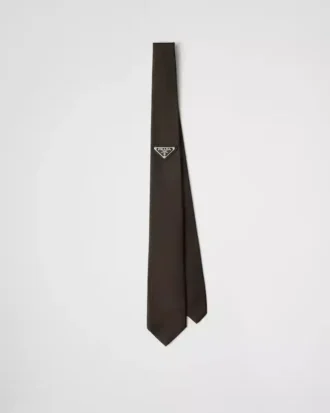 Γραβάτα από γκαμπαρντίνη Re-Nylon