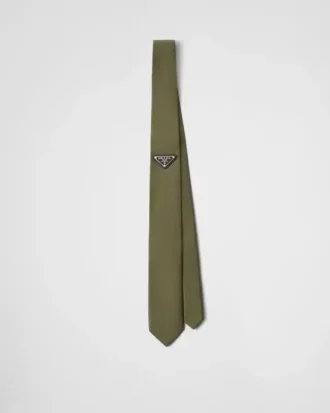 Γραβάτα από γκαμπαρντίνη Re-Nylon