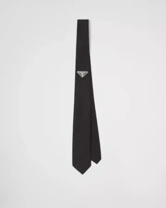 Γραβάτα από γκαμπαρντίνη Re-Nylon