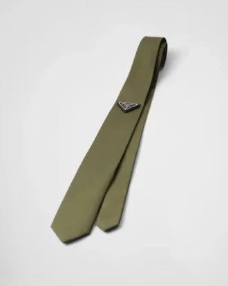 Γραβάτα από γκαμπαρντίνη Re-Nylon