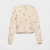 Καρδιγκάν από μαλλί με floral print Καρδιγκάν από μαλλί με floral print