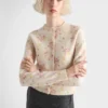 Καρδιγκάν από μαλλί με floral print Καρδιγκάν από μαλλί με floral print