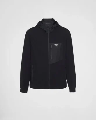 Καρδιγκάν από τεχνικό βαμβάκι και Re-Nylon
