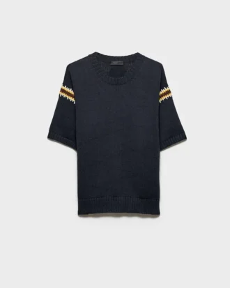 Κεντημένο βαμβακερό T-shirt