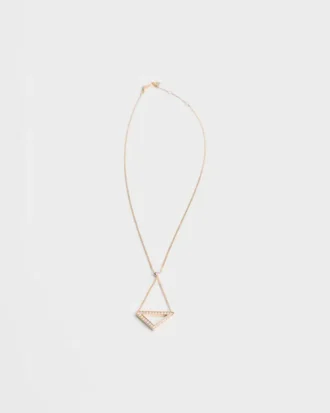 Κολιέ με κρεμαστό κόσμημα Eternal Gold Cut-Out από κίτρινο χρυσό με διαμάντια Κολιέ με κρεμαστό κόσμημα Eternal Gold Cut-Out από κίτρινο χρυσό με διαμάντια