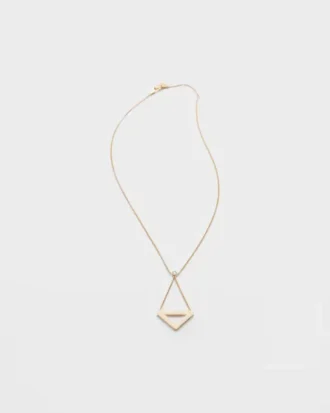 Κολιέ με κρεμαστό κόσμημα Eternal Gold Cut-Out σε κίτρινο χρυσό Κολιέ με κρεμαστό κόσμημα Eternal Gold Cut-Out σε κίτρινο χρυσό