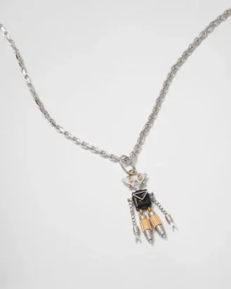 Κολιέ με μενταγιόν Robot Jewels