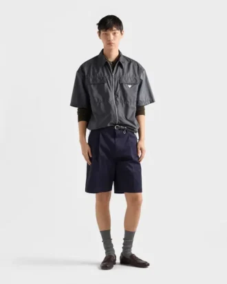Κοντομάνικο πουκάμισο από ελαφρύ Re-Nylon