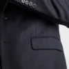 Κοστούμι κασμίρ και μαλλιού με μονό στήθος Κοστούμι κασμίρ και μαλλιού με μονό στήθος