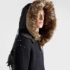 Κουκούλα από Re-Nylon και shearling Κουκούλα από Re-Nylon και shearling